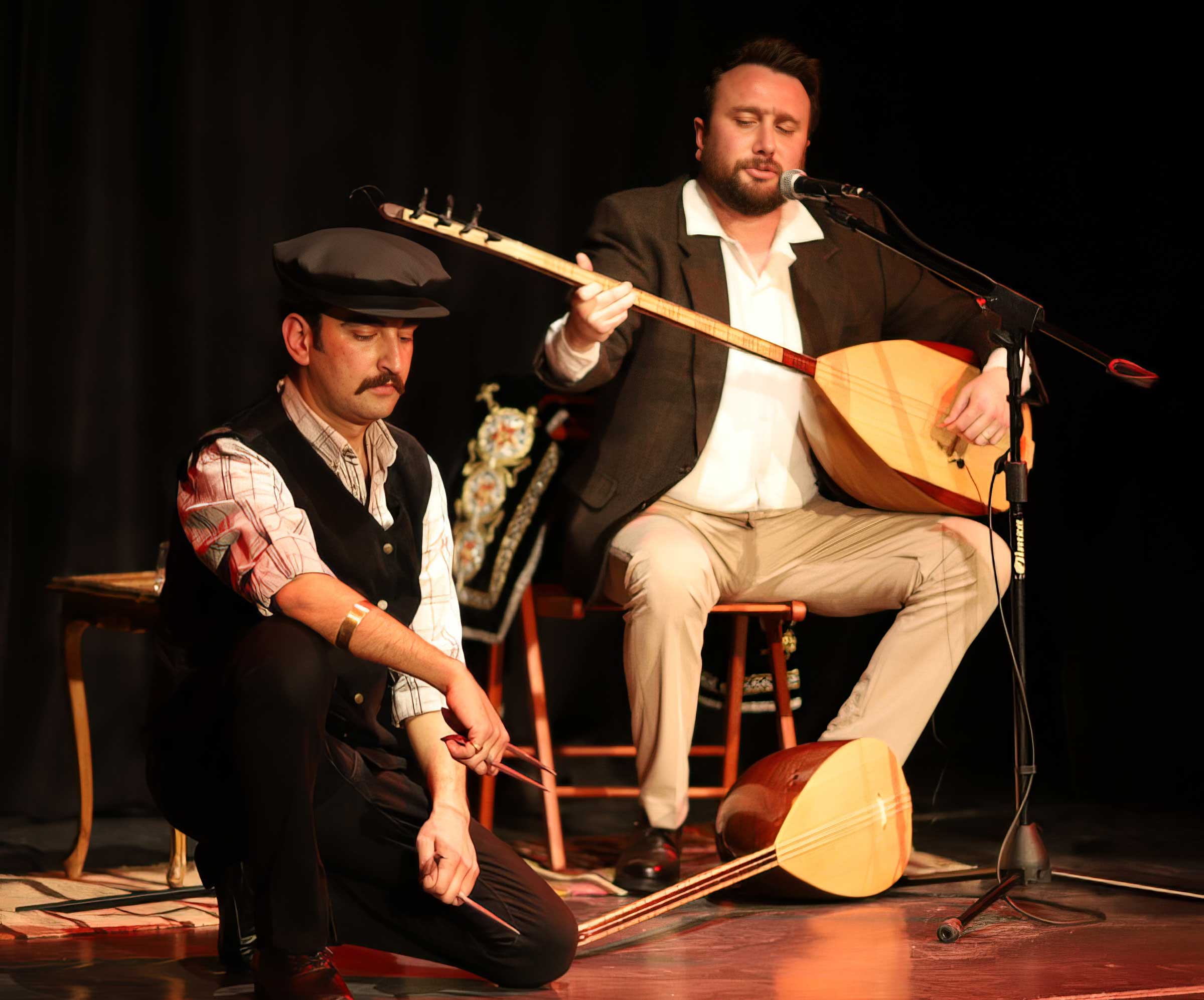 saz, söz, oyun "zeybekler"